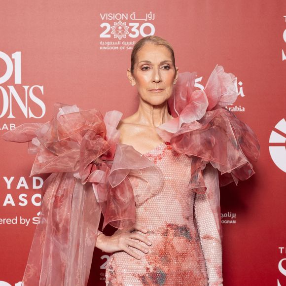 Celine Dion au photocall du défilé anniversaire Elie Saab "1001 Seasons of Elie Saab" à l'espace "The Venue" à Riyad, Arabie saoudite, le 13 novembre 2024. © Tiziano Da Silva / Bestimage