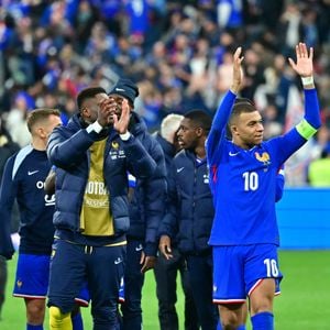 Equipe de France (Les Bleus) - Quart de finale de la Ligue des Nations de l'UEFA 2025 "France - Croatie (2-0 / tab 5-4)" au Stade de France à Saint-Denis, le 23 mars 2025.
© Christian Liewig/Bestimage