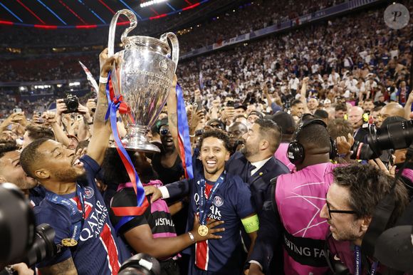 Le PSG remporte la Ligue Des Champions 2025, pour la première fois de son histoire, face à l'Inter Milan (5-0) à l'Allianz Arena de Munich, le 31 mai 2025.
© Cyril Moreau/Bestimage