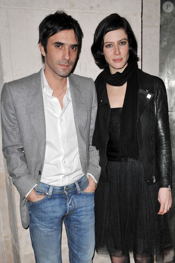 Anna Mouglalis et Samuel Benchetrit lors de la 14e cérémonie des Lumières à l'Hôtel de Ville de Paris, le 19 janvier 2009. Photo par Thierry Orban/ABACAPRESS.COM