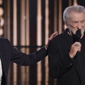 Eddy Mitchell et Alain Souchon  - Cérémonie de la 40ème édition des Victoires de la Musique à la Seine Musicale à Boulogne-Billancourt, France, le 14 février 2025. © Coadic Guirec/Bestimage