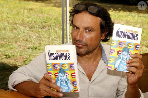 Bruno Salomone - 2ème édition du salon littéraire " Les Ecrivains Chez Gonzague Saint Bris " à Chanceaux-près-Loches. Le 25 août 2019. © Cedric Perrin / Bestimage.