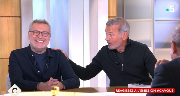 Laurent Baffie présente ses excuses à Thierry Ardisson dans "C à vous", le 6 mai 2025, sur France 5, Laurent Ruquier s'en mêle