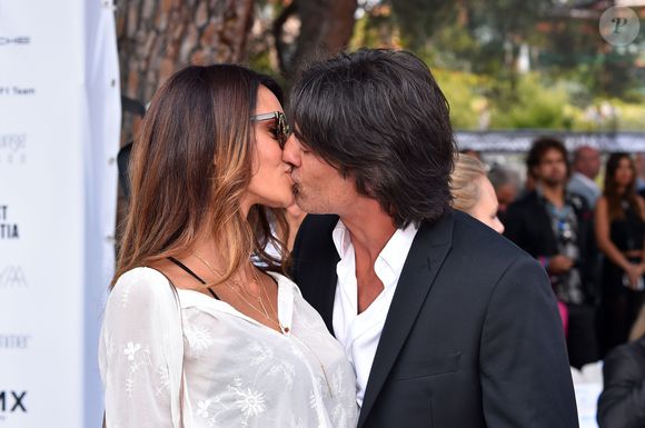 Gregory Basso et Ornella Verrecchia durant la soirée "Amber Lounge Monaco 2017" au Méridien Beach Plaza, dans le cadre du Grand Prix de Monaco.  Monaco, le 26 mai 2017.
© Bruno Bebert/Bestimage