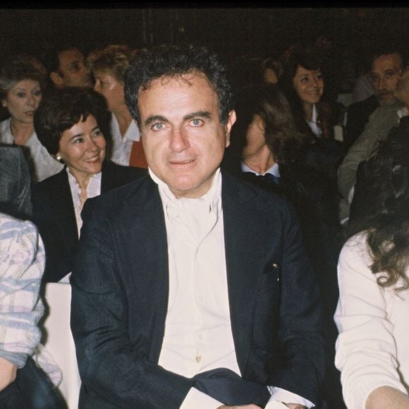 Archive - Guy Béart et ses deux filles, Emmanuelle et Eve lors du concert d'Henri Salvador en 1982 - © Rindoff Paterson Bestimage