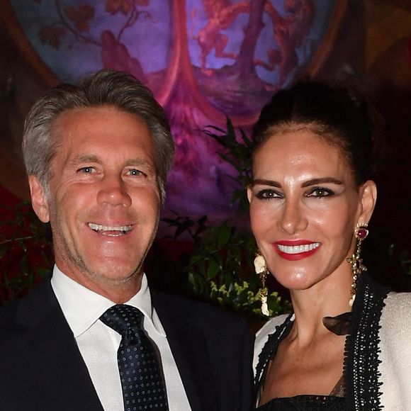 Emmanuel-Philibert de Savoie et Adriana Abascal au dîner de gala. Rome, Palazzo Ruspoli Dîner de gala pour le concert d'Omar Harfouch au Parlement italien. Italie, Rome. Photo par IPA/ABACAPRESS.COM