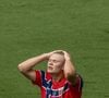 Mais c'est maintenant de l'histoire ancienne !

Le Norvégien Erling Haaland réagit lors du quart de finale de la Coupe du Monde de la FIFA 2026 opposant la Norvège à l'Angleterre au stade de Miami, le 11 juillet 2026.