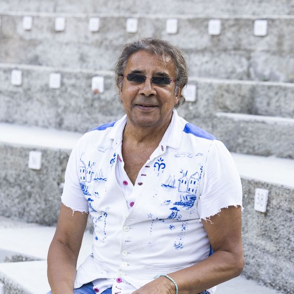Exclusif - Laurent Voulzy et sa compagne Isaure Le Faou en répétition avant leur concert au théâtre de Verdure du 41ème Festival de Ramatuelle, le 9 août 2025. © Cyril Bruneau / Bestimage