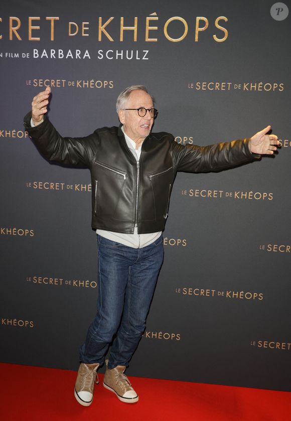 Fabrice Luchini - Avant-première du film "Le Secret de Khéops" au Cinéma Pathé Wepler à Paris le 27 février 2025. © Coadic Guirec/Bestimage