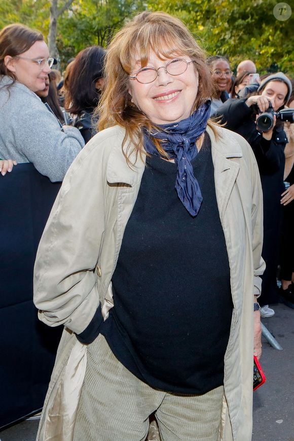 Jane Birkin - Arrivées au défilé Acne Studios Collection Femme Prêt-à-porter Printemps/Eté 2023 lors de la Fashion Week de Paris, France, le 28 septembre 2022. © Veeren-Clovis/Bestimage