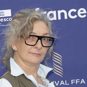 Corinne Masiero au photocall de la soirée (Tapis bleu) lors de la 19ème édition du festival du film francophone d'Angoulême le 25 août 2026. © Coadic Guirec / Bestimage