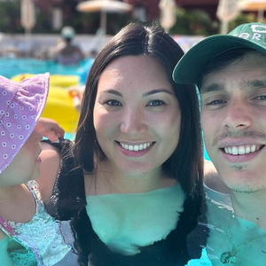 Louis, Marie Ducruet et leur fille Victoire, née en avril 2023