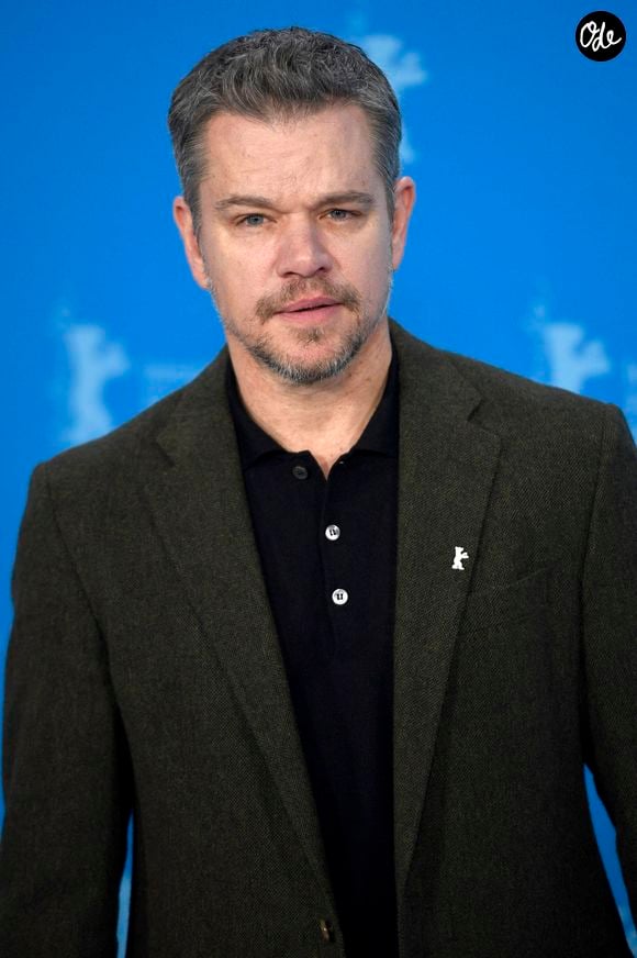 Matt Damon au photocall du film "Small Things Like These" lors du 74ème Festival international du film de Berlin (La Berlinale), à Berlin, Allemagne, le 15 février 2024. © Action Press/Bestimage