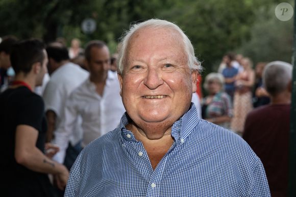 Exclusif - Gérard Carreyrou avant le concert "Depardieu Chante Barbara" au Festival de Ramatuelle, France, le 11 août 2019. © Cyril Bruneau/Festival de Ramatuelle/Bestimage