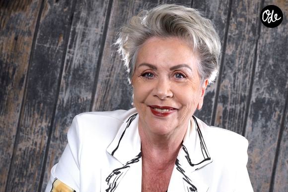 Exclusif - Portraits de Françoise Laborde lors de l'enregistrement de l'émission "Chez Jordan de Luxe", le 2 mai 2024. CEDRIC PERRIN / BESTIMAGE