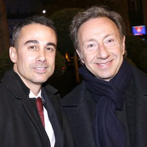 Stéphane Bern et son compagnon Yori Bailleres - Soirée de gala pour la Fondation de la Recherche en Physiologie, "Les Stéthos d'Or" au Four Seasons Hôtel George V à Paris le 24 mars 2025. © Cédric Perrin/Bestimage