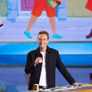 Exclusif - Cyril Féraud lors de l'enregistrement de l'émission "100% Logique", présentée par C.Féraud et diffusée le 24 janvier 2026 sur France 2, à Saint Denis, France, le 28 novembre 2025. © Jeremy Melloul/Bestimage