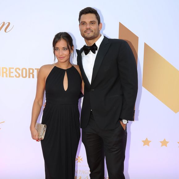 Exclusif - Florent Manaudou et Alizé Lim - Gala de charité de l'académie de tennis Mouratoglou afin de récolter des fonds pour sa fondation "Champ'Seed" à Biot le 23 juin 2019.  © Philippe Brylak /Bestimage
