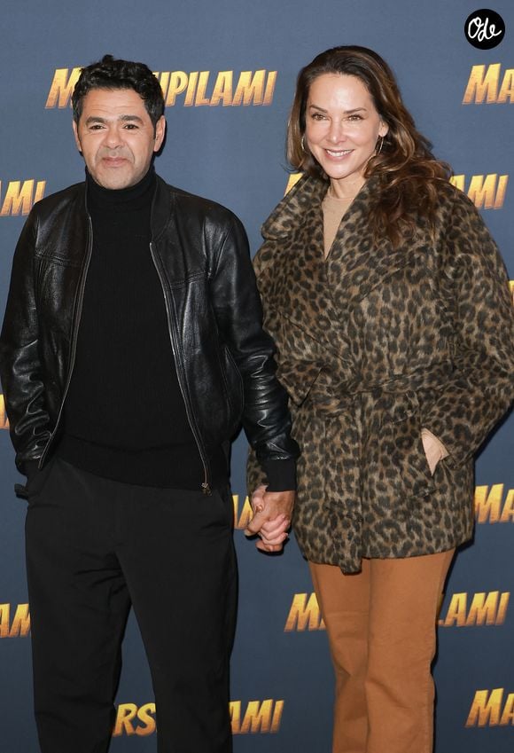 Jamel Debbouze et Mélissa Theuriau - Avant-première du film "Marsupilami" au Grand Rex à Paris le 1er février 2026. © Coadic Guirec / Bestimage