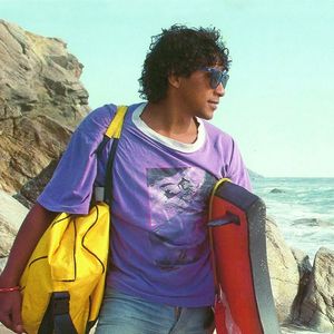 Laurent Voulzy, fan de bodyboard, sur la presqu’île de Quiberon. Photo partagée sur Instagram le 22 mai 2022.