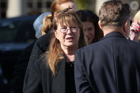 Jane Birkin aux obsèques de la chanteuse Régine au Crematorium du cimetière du Père-Lachaise à Paris. Le 9 mai 2022. © Jacovides-Moreau / Bestimage