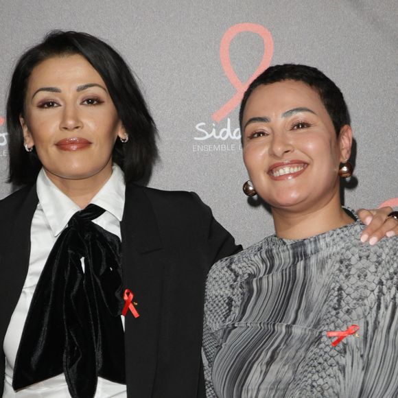 Karima Charni et Hedia Charni - Photocall de la soirée de lancement du Sidaction 2025 au Lido à Paris le 3 mars 2025. © Coadic Guirec/Bestimage