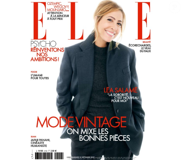 Léa Salamé fait la couverture du nouveau numéro du magazine ELLE