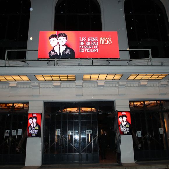 Exclusif - Illustration de la façade du Théâtre Marigny - Générale de la pièce "Les gens de Bilbao naissent où ils veulent" au théâtre Marigny à Paris le 19 Novembre 2024. © Bertrand Rindoff / Bestimage