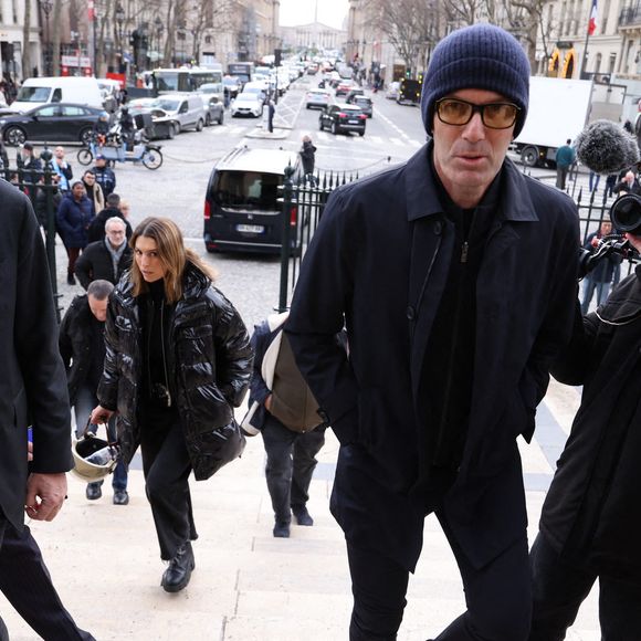 Zinedine Zidane arrivant à la cérémonie d'enterrement de Rolland Courbis à l'église de la Madeleine à Paris, France, le 14 janvier 2026. Rolland Courbis, ancien footballeur français, entraîneur et commentateur médiatique au franc-parler, est décédé à l'âge de 72 ans. Photo par Jerome Domine/ABACAPRESS.COM
