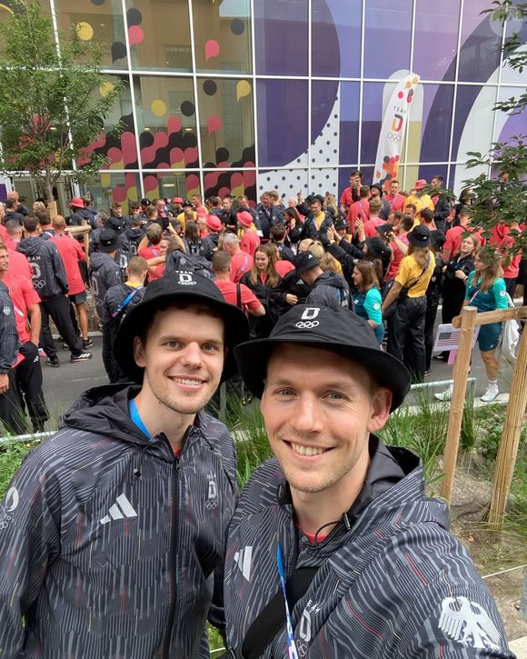 Photo Instagram du joueur de badminton Marvin Seidel.