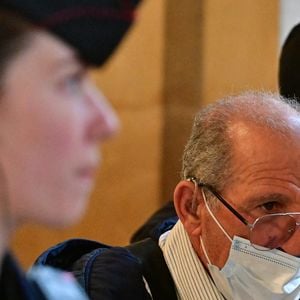 Aomar Aït Khedache - Deuxième jour du procès de la rue tronchet des "papys braqueurs" de Kim Kardashian à Paris, France, le 29 avril 2025. © Christian Liewig/Bestimage