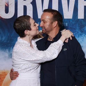 Emilie Dequenne et Michel Ferracci assistent au photocall de l'avant-première du film Survivre qui se tient au cinéma UGC Bercy à Paris, France, le 18 juin 2024. Photo by David Boyer/ABACAPRESS.COM