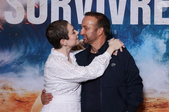 Emilie Dequenne et Michel Ferracci assistent au photocall de l'avant-première du film Survivre qui se tient au cinéma UGC Bercy à Paris, France, le 18 juin 2024. Photo by David Boyer/ABACAPRESS.COM