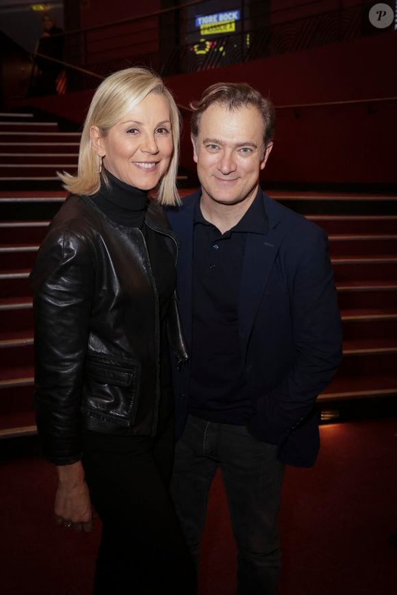 Exclusif - Laurence Ferrari et son mari Renaud Capuçon - People au concert de Renaud Capuçon à l’Olympia à Paris, France, le 10 mars 2024.  © Moreau-Tribeca/Bestimage