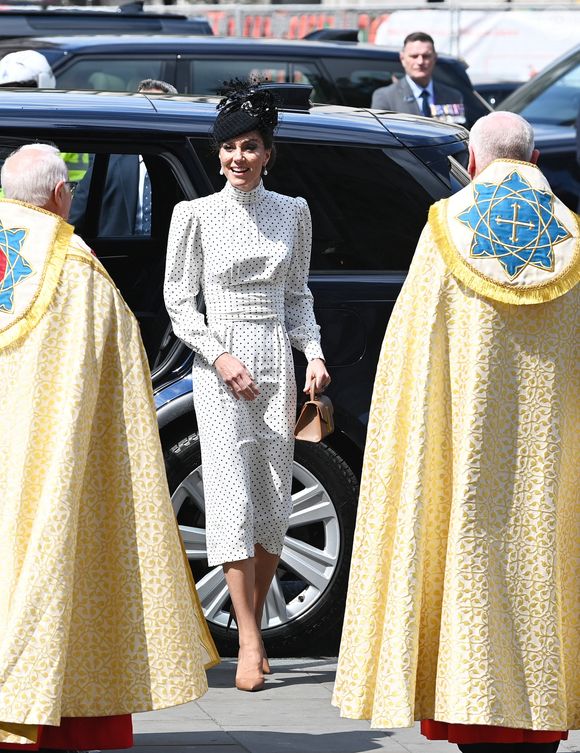 Catherine (Kate) Middleton, princesse de Galles - La famille royale britannique et les personnalités assistent à un service d'action de grâce à l'abbaye de Westminster à Londres, à l'occasion du 80ème anniversaire du jour de la Victoire en Europe (VE Day), le 8 mai 2025. GOFF INF / BESTIMAGE