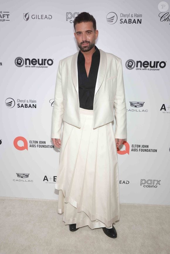 Il a aussi un engagement très fort dans la communauté LGBT+, ayant fait son coming out en 2012.
 Omar Sharif Jr à la soirée "Elton John AIDS Foundation" lors de la 95ème édition de la cérémonie des Oscars à Los Angeles le 12 mars 2023.
©Photo Press Service / BESTIMAGE