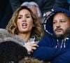 La petite fille de trois ans, née de l'union entre Vitaa et Hicham Bendaoud, a bien grandi.
Vitaa et son mari Hicham Bendaoud dans les tribunes du match de Ligue 1 Conforama PSG 5-0 Montpellier au Parc des Princes, à Paris, le 1 février 2020.
Photo : Giancarlo Gorassini / Bestimage