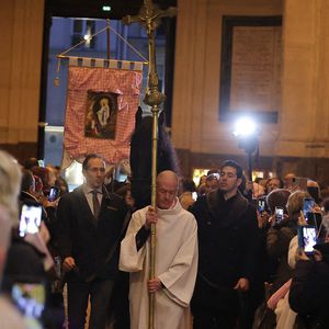 Messe commémorative pour l'actrice française Brigitte Bardot à l'église Saint-Roch à Paris, le 28 janvier 2026. Photo par Nasser Berzane/ABACAPRESS.COM