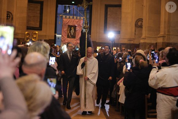 Messe commémorative pour l'actrice française Brigitte Bardot à l'église Saint-Roch à Paris, le 28 janvier 2026. Photo par Nasser Berzane/ABACAPRESS.COM