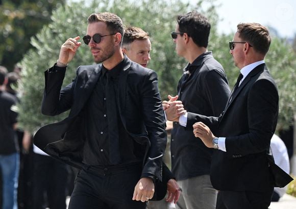 Jordan Henderson après les funérailles de Diogo Jota et d'André Silva, célébrées à l'église Matriz de Gondomar, près de Porto. L'attaquant de Liverpool et de l'équipe portugaise est décédé avec son jeune frère André Silva dans l'accident survenu à Zamora jeudi matin. Date de la photo : samedi 5 juillet 2025 © PA Photos/ABACA