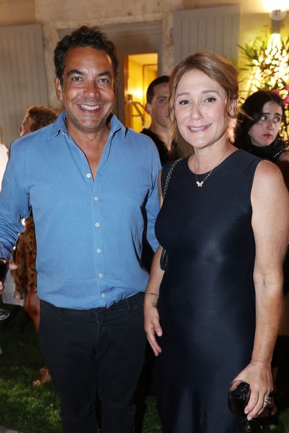 Exclusif - Patrick Cohen et Daniela Lumbroso assistent à la soirée Rothschild dans le cadre du 15ème Festival du Film d'Angoulême à Angoulême, le 27 août 2022, France. Photo by Jerome Domine/ABACAPRESS.COM