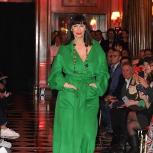 Exclusif - Mathilda May - Défilé rétrospectif Nathalie Garçon à l'occasion de ses 35 ans de sa marque lors d'une closing party à l'hôtel Raphael à Paris le 19 novembre 2024.
© Coadic Guirec/Bestimage