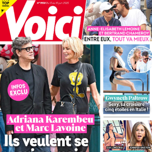 Couverture "Voici" vendredi 13 juin 2025