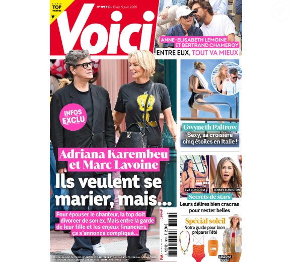 Couverture "Voici" vendredi 13 juin 2025