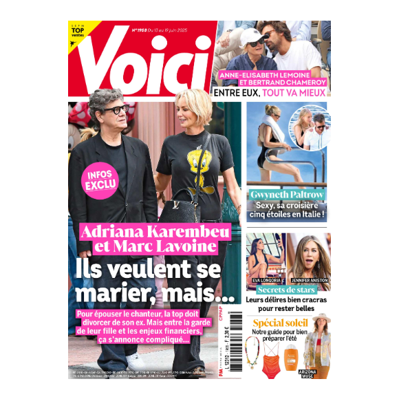 Couverture "Voici" vendredi 13 juin 2025