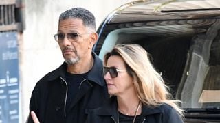 Roschdy Zem avec sa compagne Sarah Poniatowski : le couple soudé pour le départ de Nathalie Baye