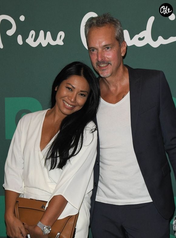 Anggun et son mari Christian Kretschmar - Photocall - Soirée exceptionnelle en l'honneur de Pierre Cardin à l'occasion des 70 ans de sa maison de couture et projection du film documentaire "House of Cardin" suivi d'un cocktail au théâtre du Châtelet à Paris, le 21 septembre 2020. © Coadic Guirec/Bestimage