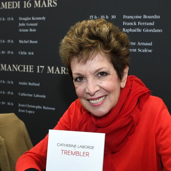 Catherine Laborde - Salon du Livre à la Porte de Versailles de Paris, le 17 mars 2019. © Lionel Urman/Bestimage