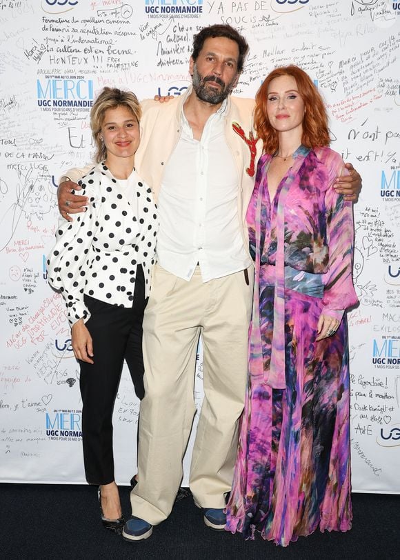 Marie Denarnaud, Mehdi Nebbou et Audrey Fleurot - Avant premiere de la série TF1 "HPI 4" au cinema UGC Normandie à Paris le 13 mai 2024. © Coadic Guirec/Bestimage