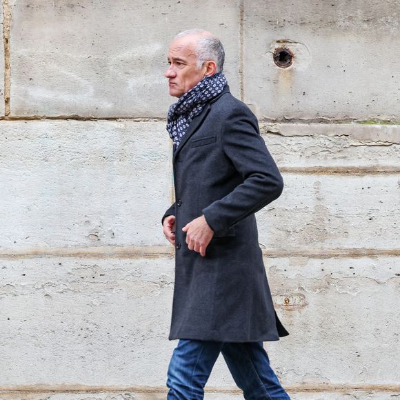 Gilles Bouleau - Sortie des obsèques de C.Laborde  en l’église Saint-Roch à Paris, le 6 février 2025. © Jacovides - Moreau / Bestimag